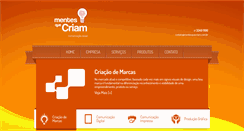 Desktop Screenshot of mentesquecriam.com.br