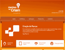 Tablet Screenshot of mentesquecriam.com.br